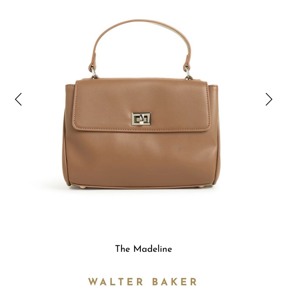 Walter Baker Madeline Top-Handle Satchel in Camel